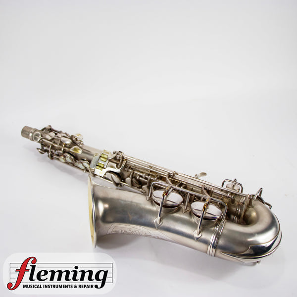 Conn New Wonder Transitional Alto Saxophone - Silver Plate, Gold Wash Bell, 1932