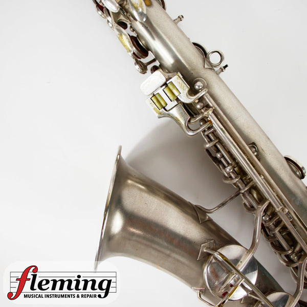 Conn New Wonder Transitional Alto Saxophone - Silver Plate, Gold Wash Bell, 1932