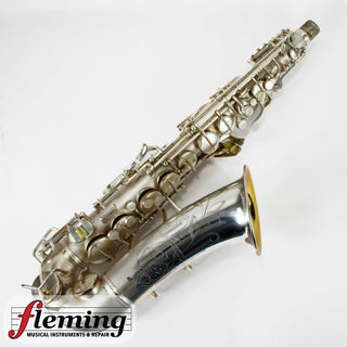 Conn "New Wonder" Transitional Alto Saxophone - Silver Plate with Gold Wash Bell