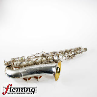 Conn "New Wonder" Transitional Alto Saxophone - Silver Plate with Gold Wash Bell