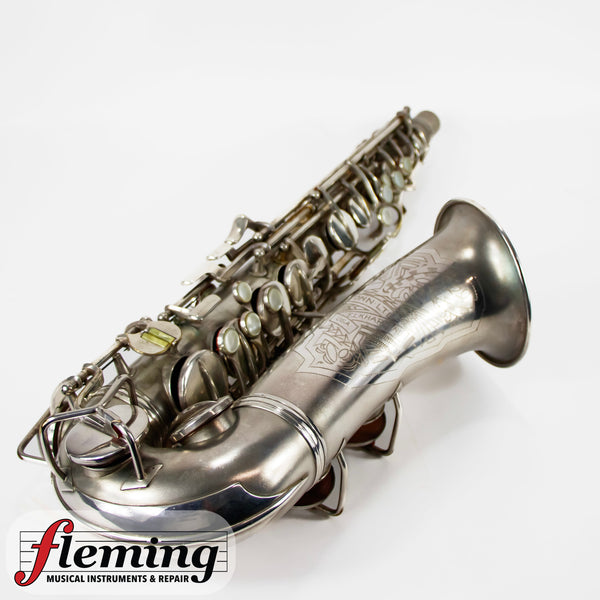 Conn New Wonder Transitional Alto Saxophone - Silver Plate, Gold Wash Bell, 1932