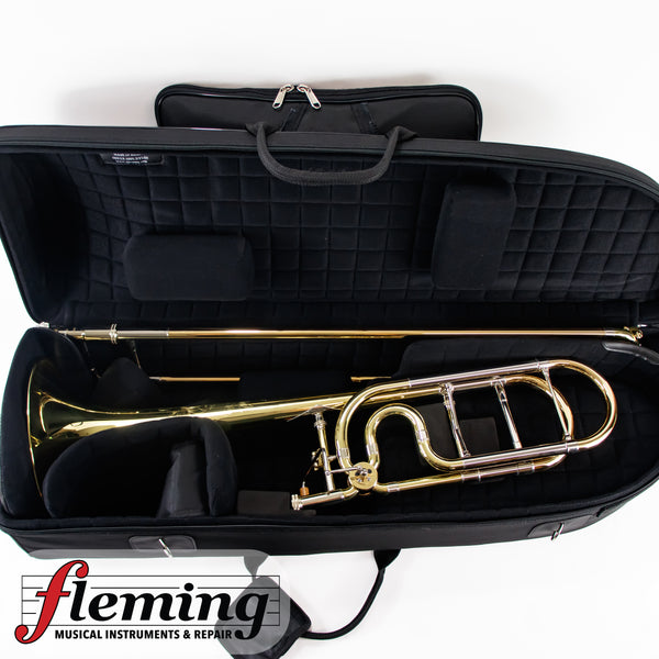S.E. Shires TBALESSI Alessi Artist Model Tenor Trombone - Clear Lacquer