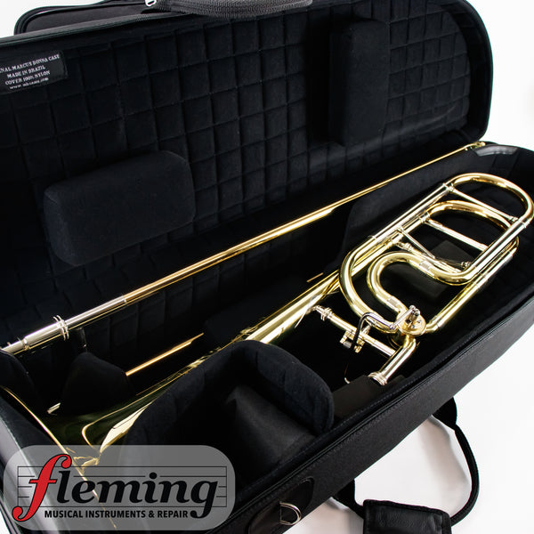 S.E. Shires TBALESSI Alessi Artist Model Tenor Trombone - Clear Lacquer