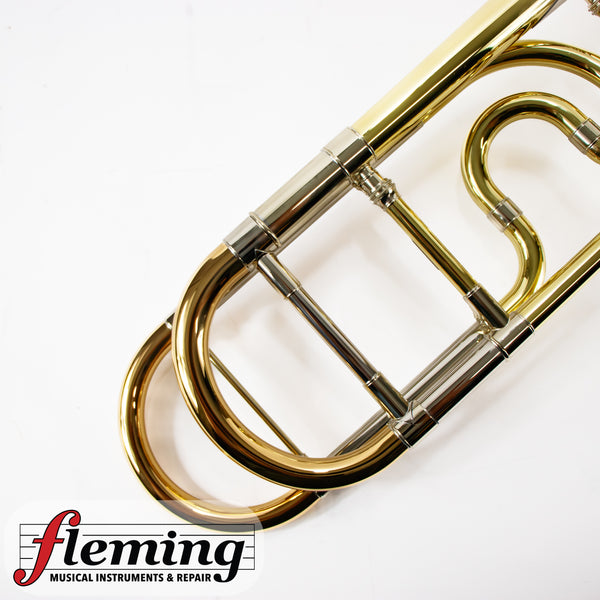 S.E. Shires TBALESSI Alessi Artist Model Tenor Trombone - Clear Lacquer
