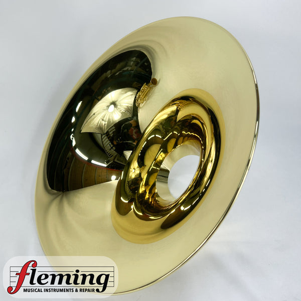 New Yamaha YHR-671D Professional Double French Horn with Detachable Bell - Lacquered Brass