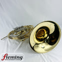 New Yamaha YHR-671D Professional Double French Horn with Detachable Bell - Lacquered Brass