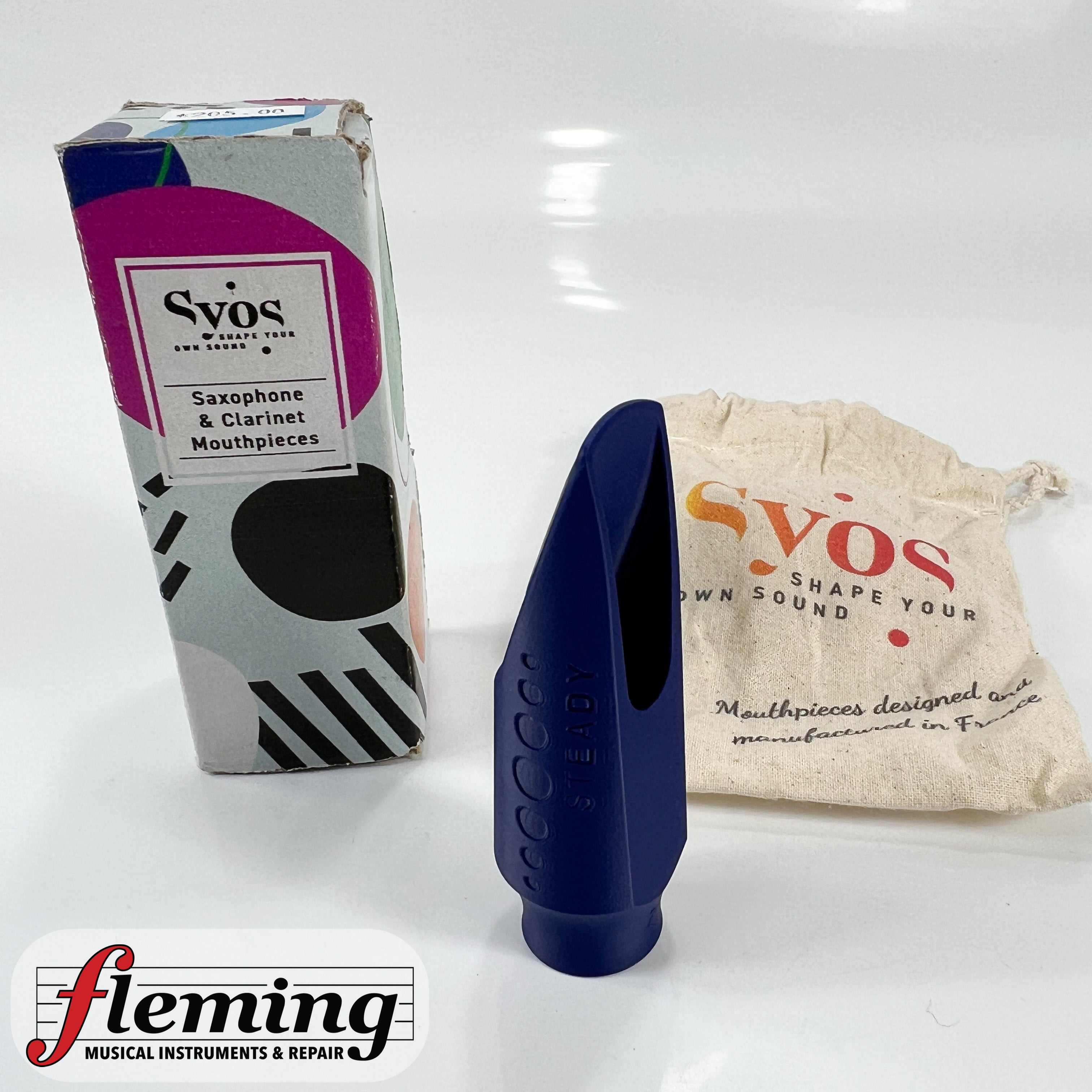 SYOS Steady Alto Mouthpiece 7 in Blue | Fleming Musical