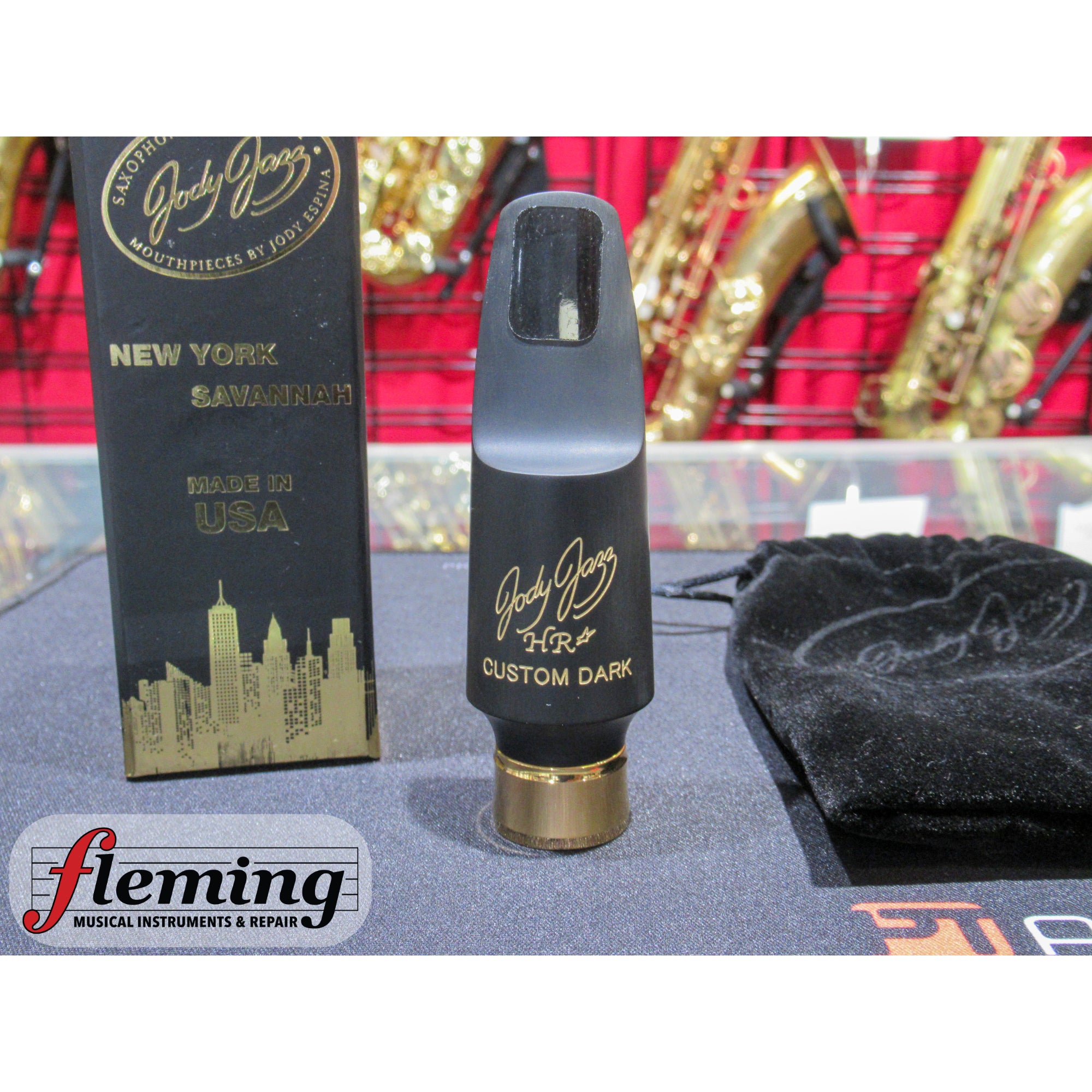 JodyJazz HR* Custom Dark Tenor Mouthpiece 6* | Fleming Musical
