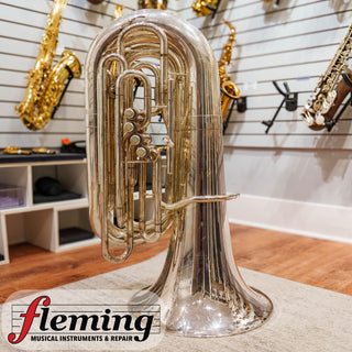 Pre-Owned Miraphone CC1291 Professional 5-Valve 5/4 CC Tuba - Silver Plate