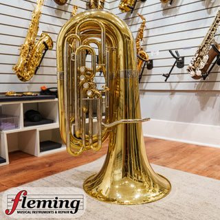 Pre-Owned Miraphone CC1291 Professional 5-Valve 5/4 CC Tuba - Clear Lacquer