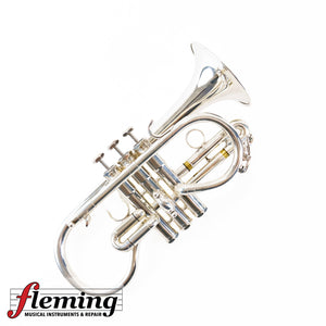 Schilke Eb Soprano Cornet - Silver Plate