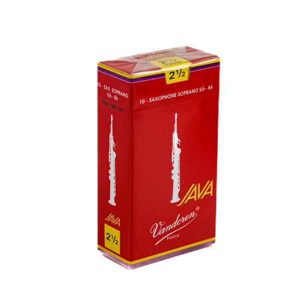 Vandoren Java Filed Red Cut Soprano Saxophone Reeds