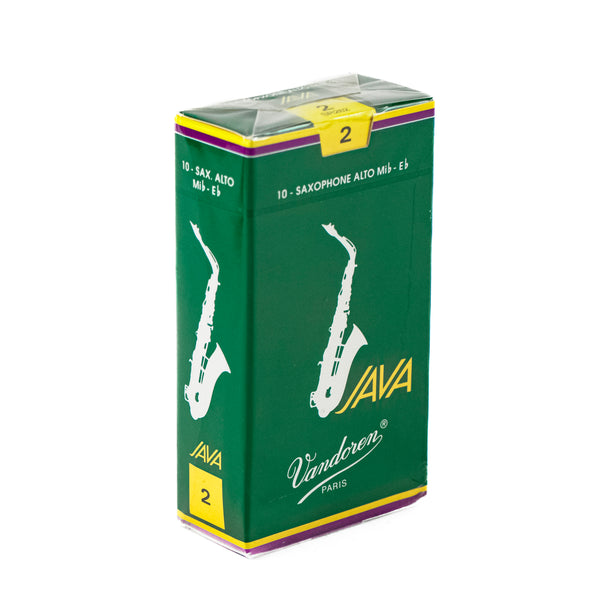 Vandoren Java Green Alto Saxophone Reeds