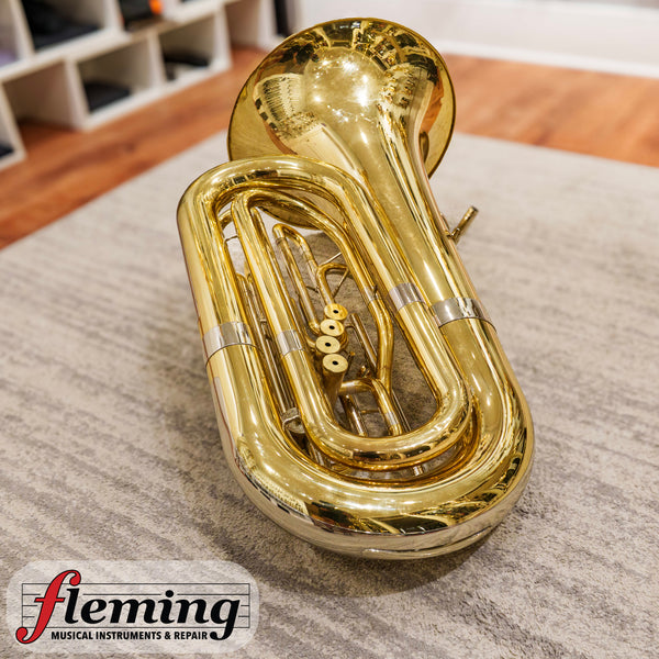 Pre-Owned Miraphone CC1291 Professional 5-Valve 5/4 CC Tuba - Clear Lacquer