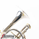 Pre-Owned Besson Prestige Professional Cornet - Silver Plate with Gold Trim (Ex-USAF)