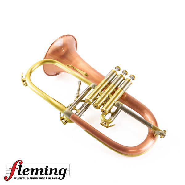 Schilke 1041FLC-L Professional Flugelhorn - Brushed Lacquer with Copper Bell