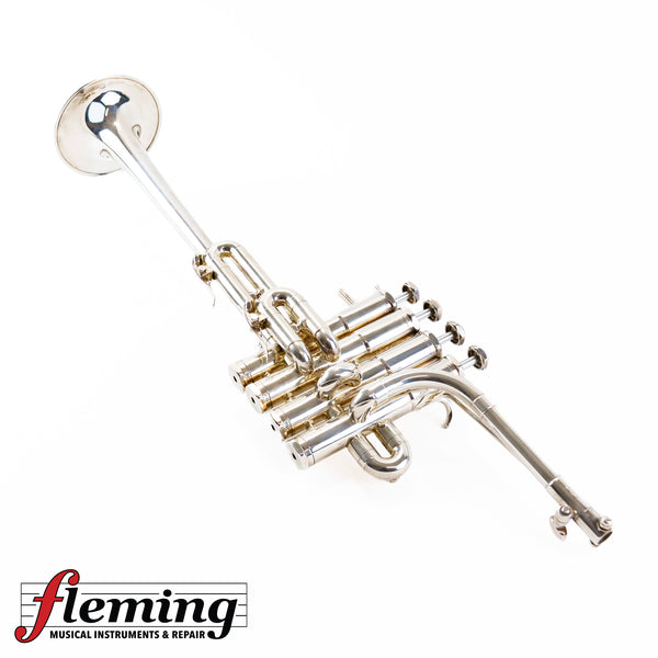 Schilke P6-4 Bb/A Herald Piccolo Trumpet - Silver Plate