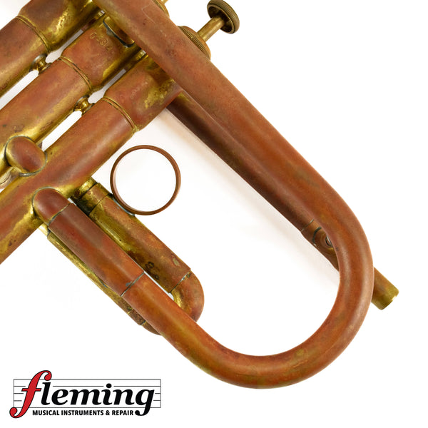 Lawler Custom Bb Trumpet - Raw Brass / Heavy Patina