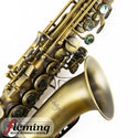 Antigua SS3159 Soprano Saxophone Curved Bell Antique Finish