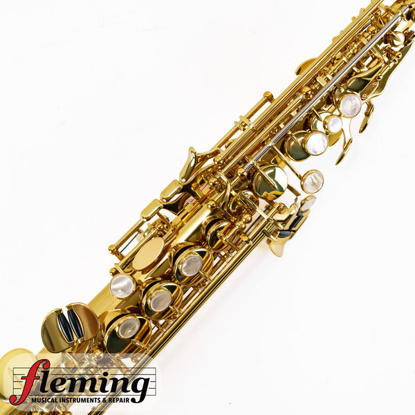 Yanagisawa S-WO1 Professional Soprano Saxophone - Clear Lacquer (Demo Stock)