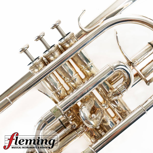 Yamaha YCR-6335HS Professional Cornet - Heavyweight, Silver Plate