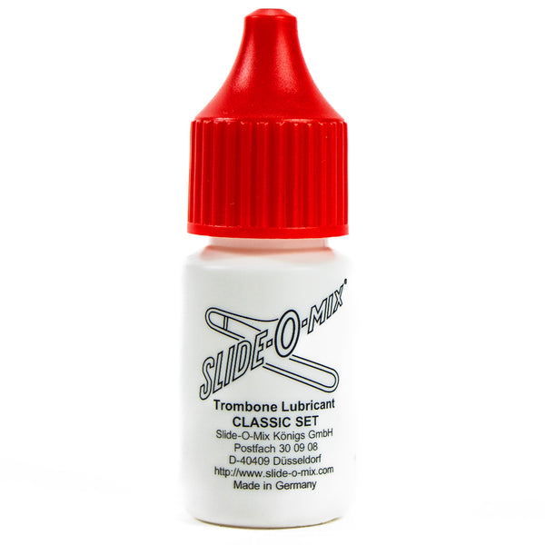 Slide-O-Mix Trombone Lubricant – Classic Set (Two Bottles, Red Tops)