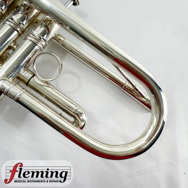 DaCarbo Unica Bb Trumpet (Demo Model) - Silver Plated with Carbon Fiber Bell
