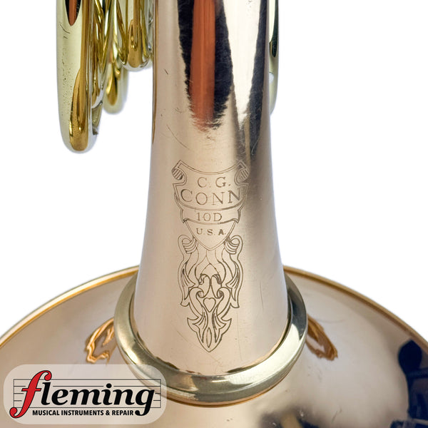C.G. Conn 10D "Symphony" Professional Double French Horn - Detachable Screw Bell, Lacquer (Ex-USAF)