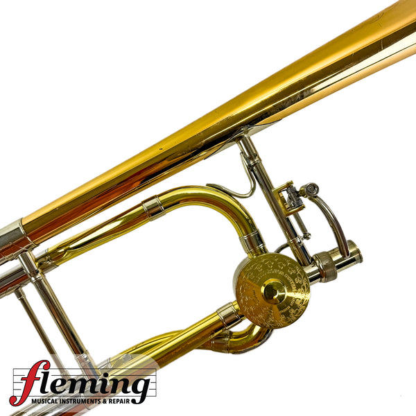Pre-Owned C.G. Conn 88HCL "Christian Lindberg" Professional Bb/F Tenor Trombone - Rose Brass Bell