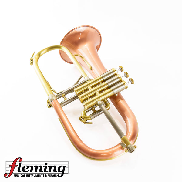 Schilke 1041FLC-L Professional Flugelhorn - Brushed Lacquer with Copper Bell