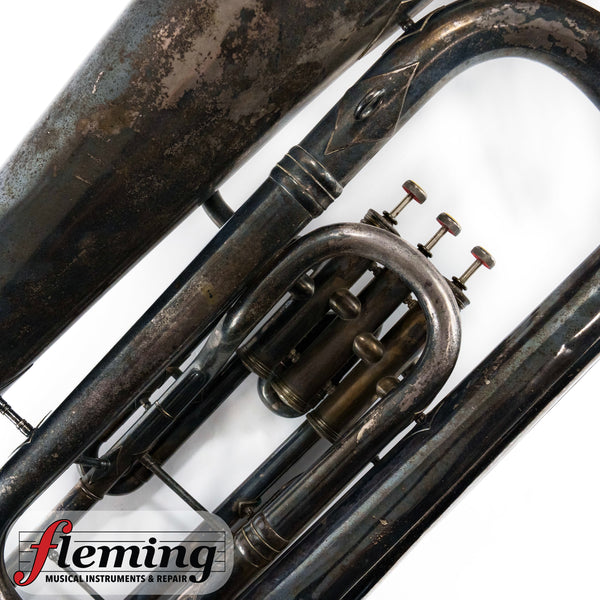1920s Lyon & Healy Eb Tuba - Silver Plate (Vintage Player's Condition)