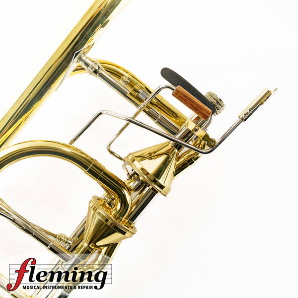 S.E. Shires Vintage New York Bass Trombone - Axial-Flow Valves, Yellow Brass