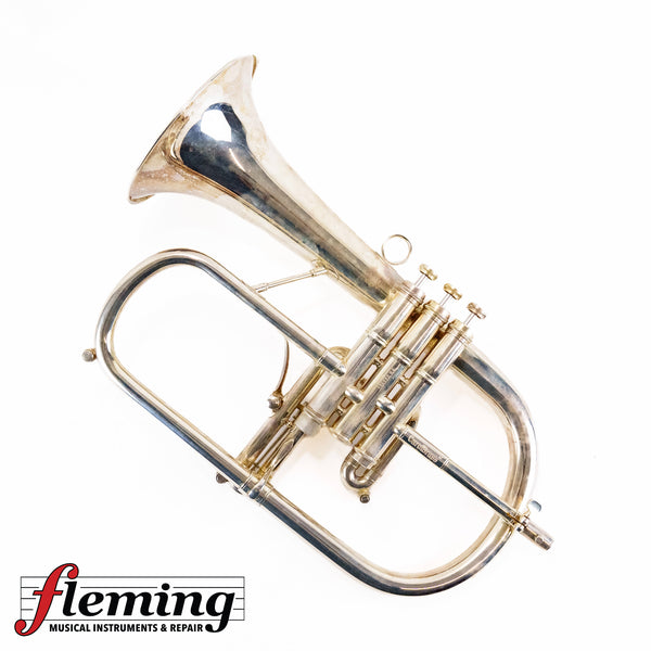CarolBrass CFL-9990-RS Professional Flugelhorn - Silver Plated