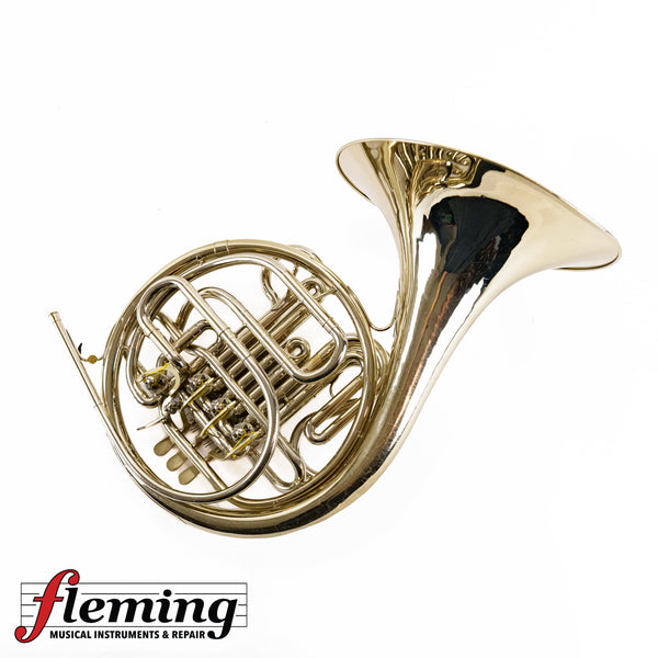 Pre-Owned Holton H470 Double French Horn - Silver (Fixed Bell)