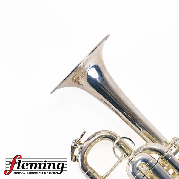 Henri Selmer Paris 4-Valve Piccolo Trumpet - Silver Plated (Maurice André Era)