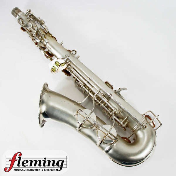 Conn "New Wonder" Transitional Alto Saxophone - Silver Plate with Gold Wash Bell