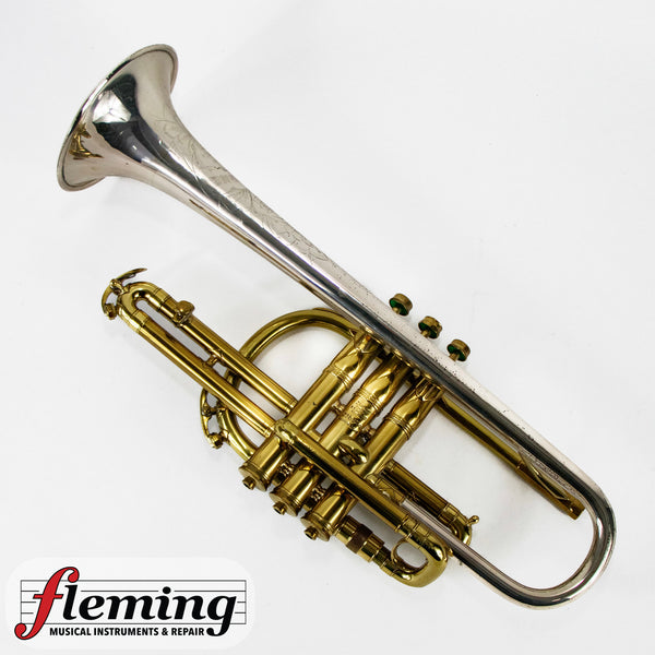 Vintage King Silvertone Cornet - Sterling Silver Bell (1940)