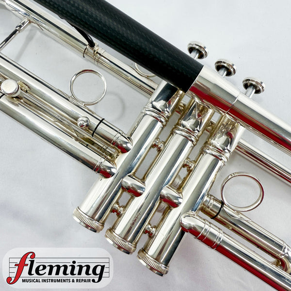 DaCarbo Unica Bb Trumpet (Demo Model) - Silver Plated with Carbon Fiber Bell