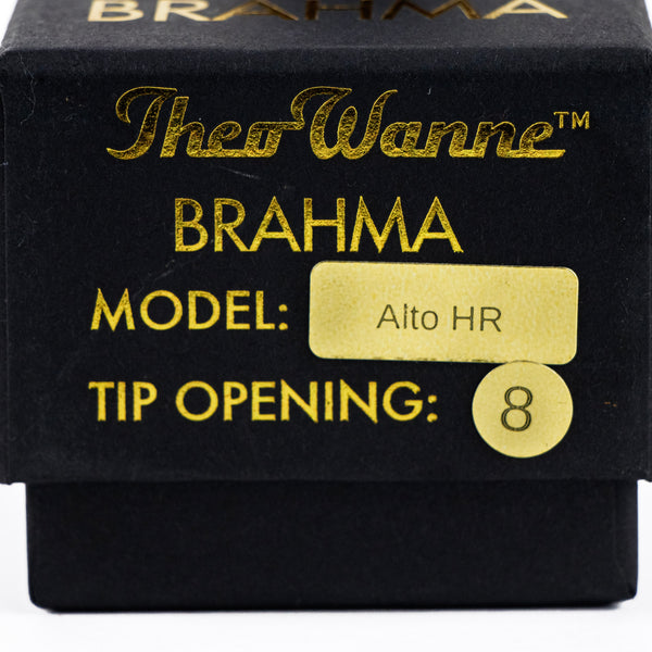Theo Wanne BRAHMA Alto Saxophone Mouthpiece – Hard Rubber (Size 8)