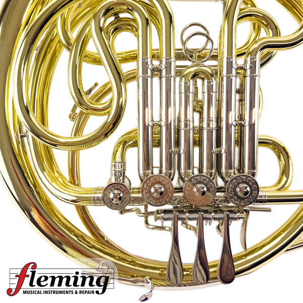 Pre-Owned Hans Hoyer G10 Professional Double French Horn - Detachable Bell (Yellow Brass)