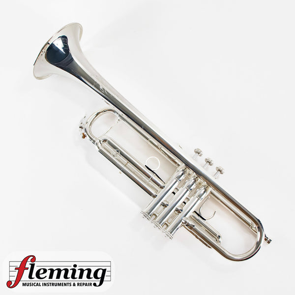 S.E. Shires Q10RS Professional Bb Trumpet - Silver Plate