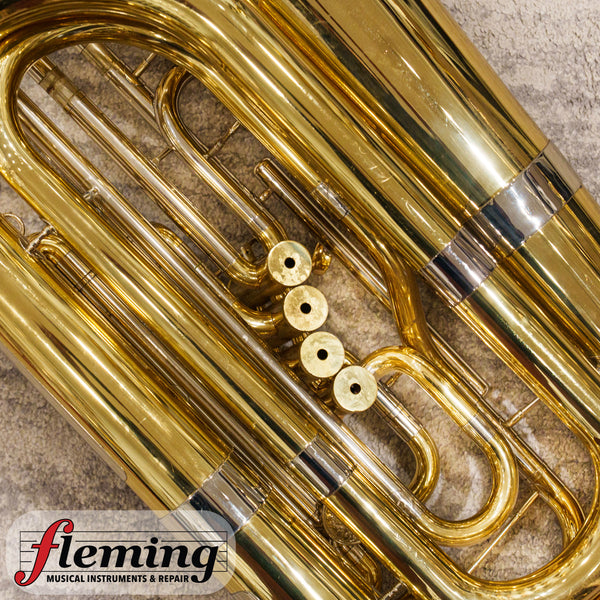 Pre-Owned Miraphone CC1291 Professional 5-Valve 5/4 CC Tuba - Clear Lacquer
