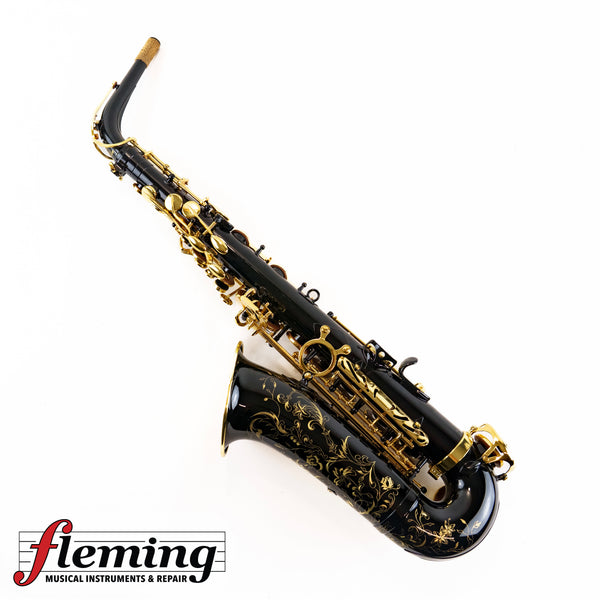 Henri Selmer Paris Super Action 80 Series II Alto Saxophone - Black Lacquer (Competition Demo / Open Box Model)