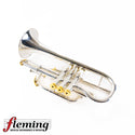Pre-Owned Besson Prestige Professional Cornet - Silver Plate with Gold Trim (Ex-USAF)