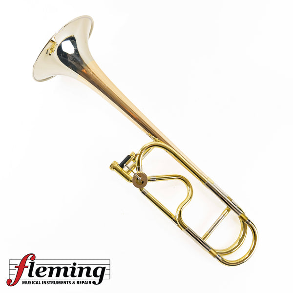 Adams Custom TB1 Professional Tenor Trombone - Two-Tone Rose Brass/Silver (Serial #055)