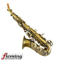 Antigua SS3159 Soprano Saxophone Curved Bell Antique Finish
