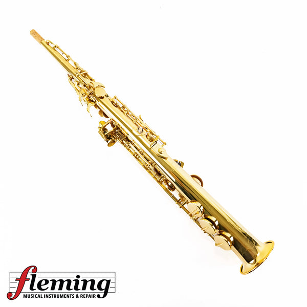 Yanagisawa S-WO1 Professional Soprano Saxophone - Clear Lacquer (Demo Stock)