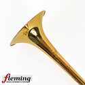 Shires U.S.A. Tenor Trombone Bell &amp; Valve Section ONLY (Incomplete / Project) - Gold Brass