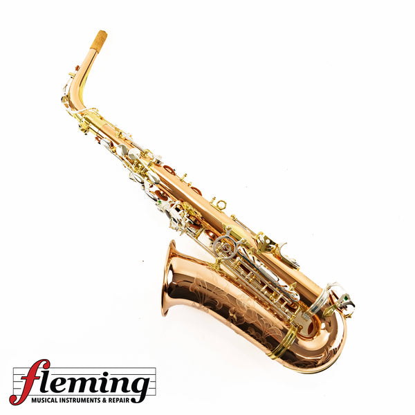 P.Mauriat Venus Professional Copper Body Alto Saxophone - Copper Alloy Body, Silver Plated Keys