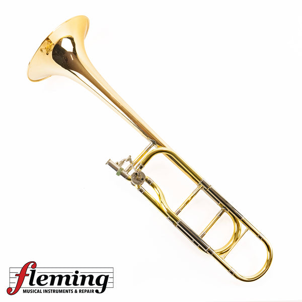 Yamaha Xeno YSL-882GOR Professional Tenor Trombone - Rose/Gold Brass Bell &amp; Open Wrap